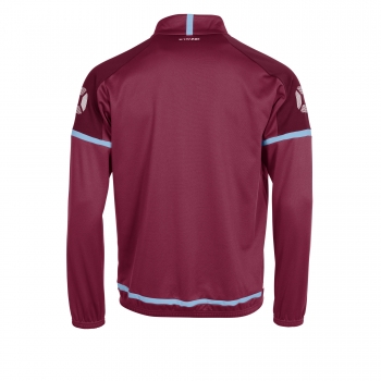 Stanno Prestige Half Zip Top Kinder Maroon-Hellblau